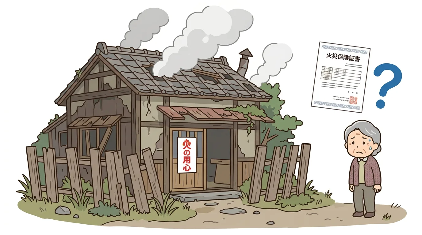 空き家火災リスクイメージ