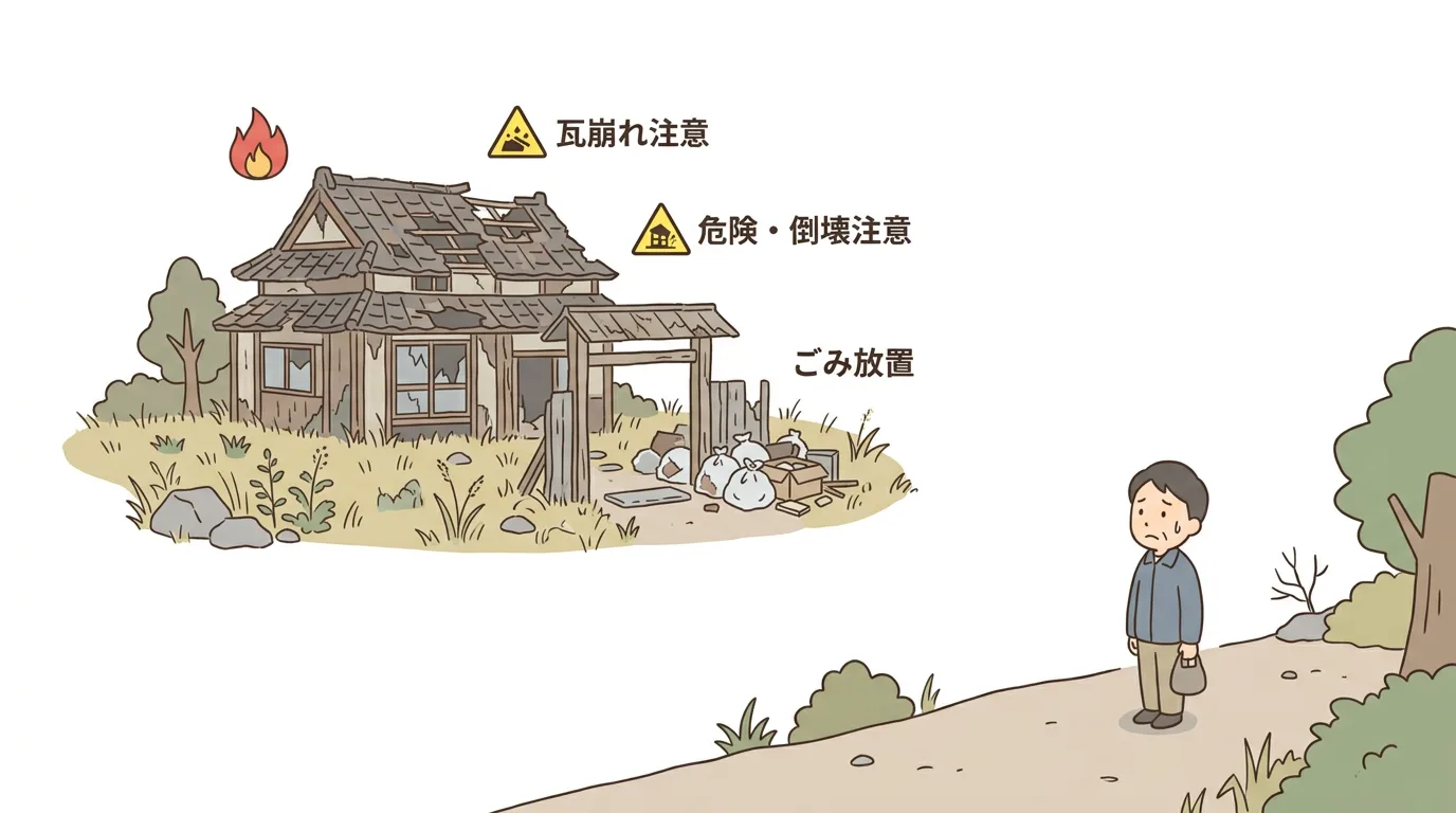 空き家リスクイメージ