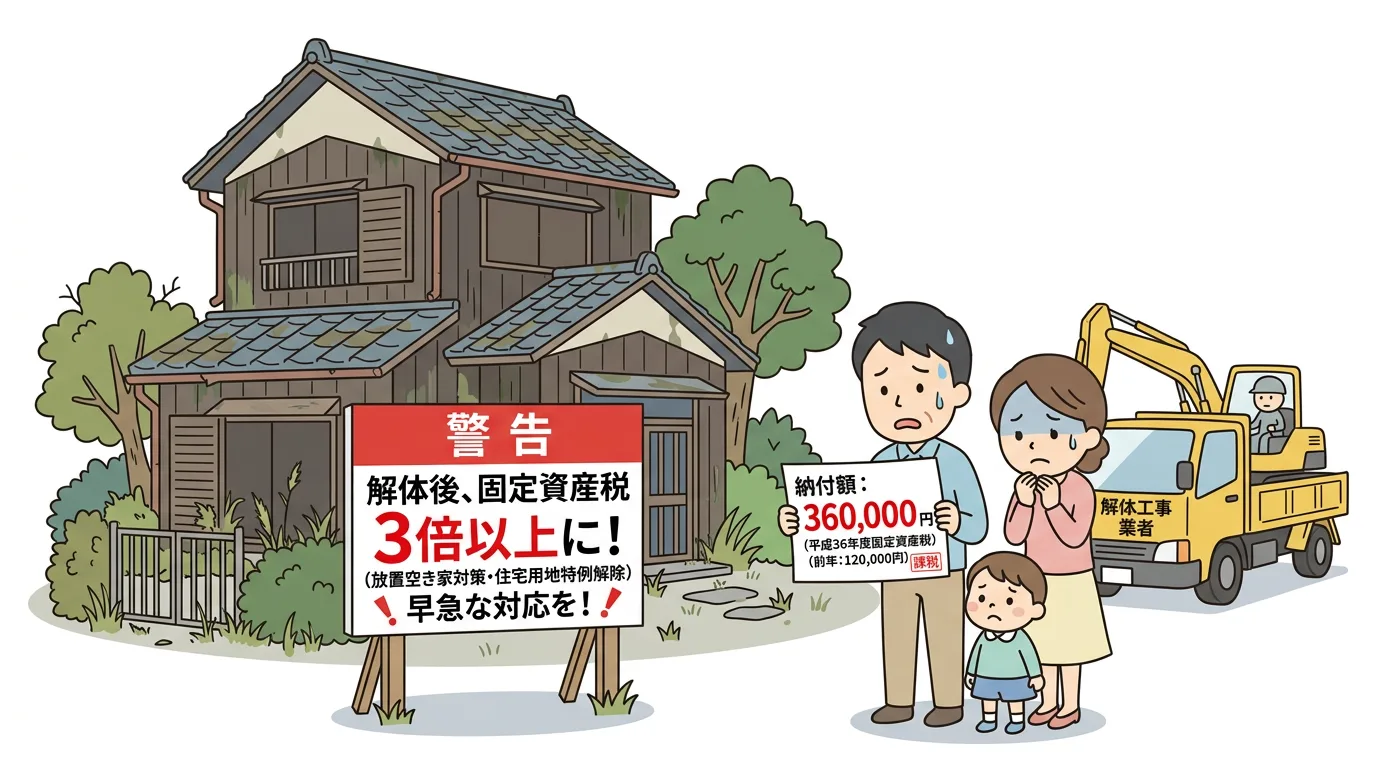 解体と固定資産税の課題
