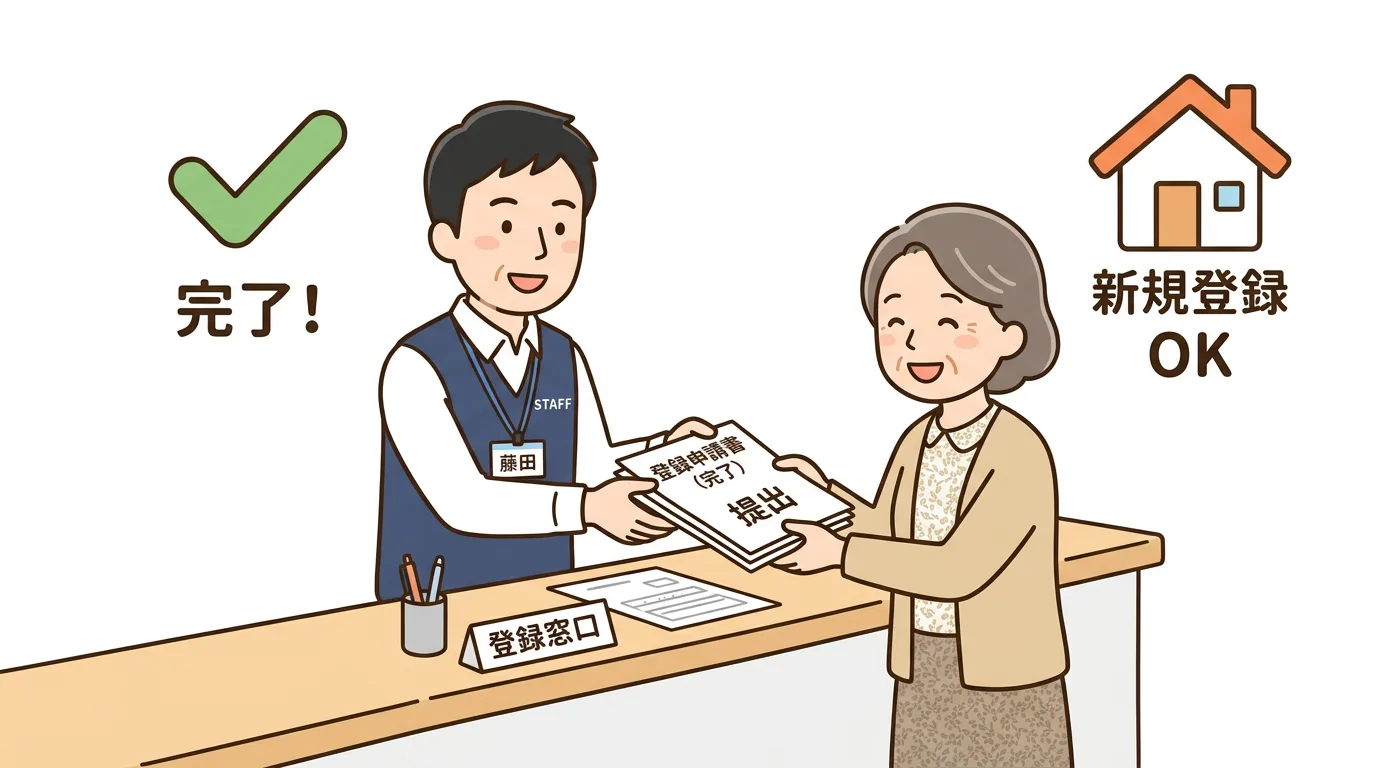 登記完了イメージ