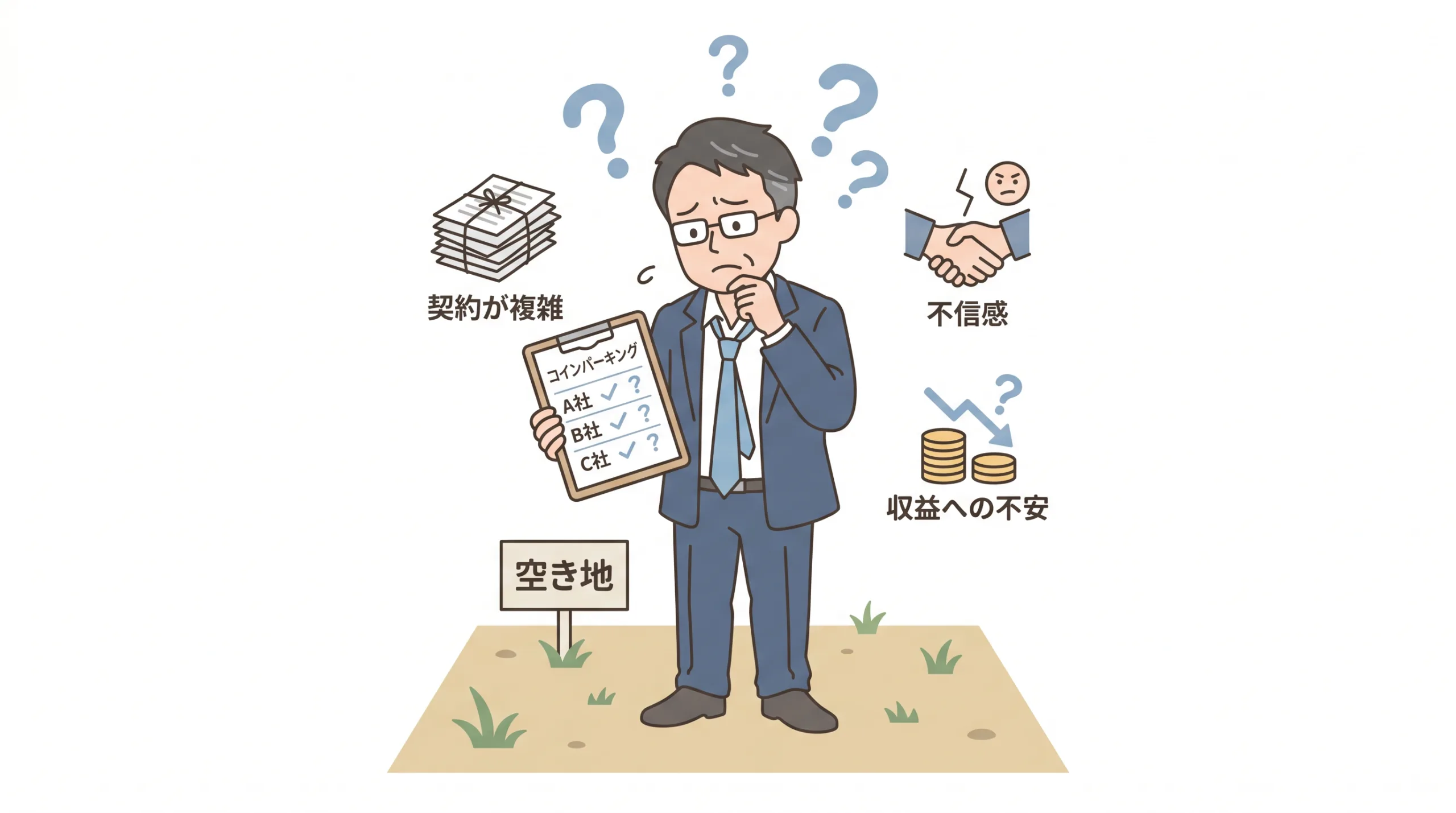 複数の会社や複雑な契約内容に悩むオーナー